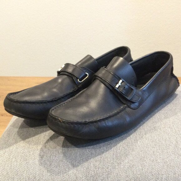 Salvatore Ferragamo Men\'s Black Loafers Sz 7.5 main image 6